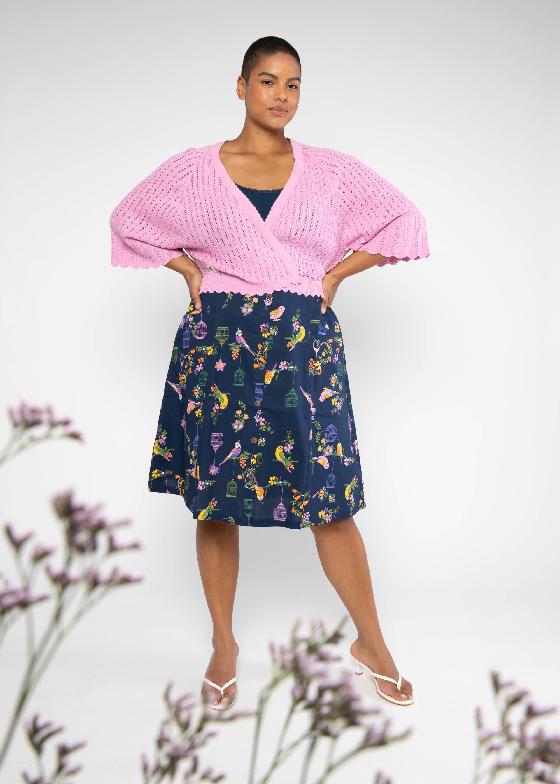 Sommerrock Clockwork Vintage, multicolor budgie, Röcke, Blau