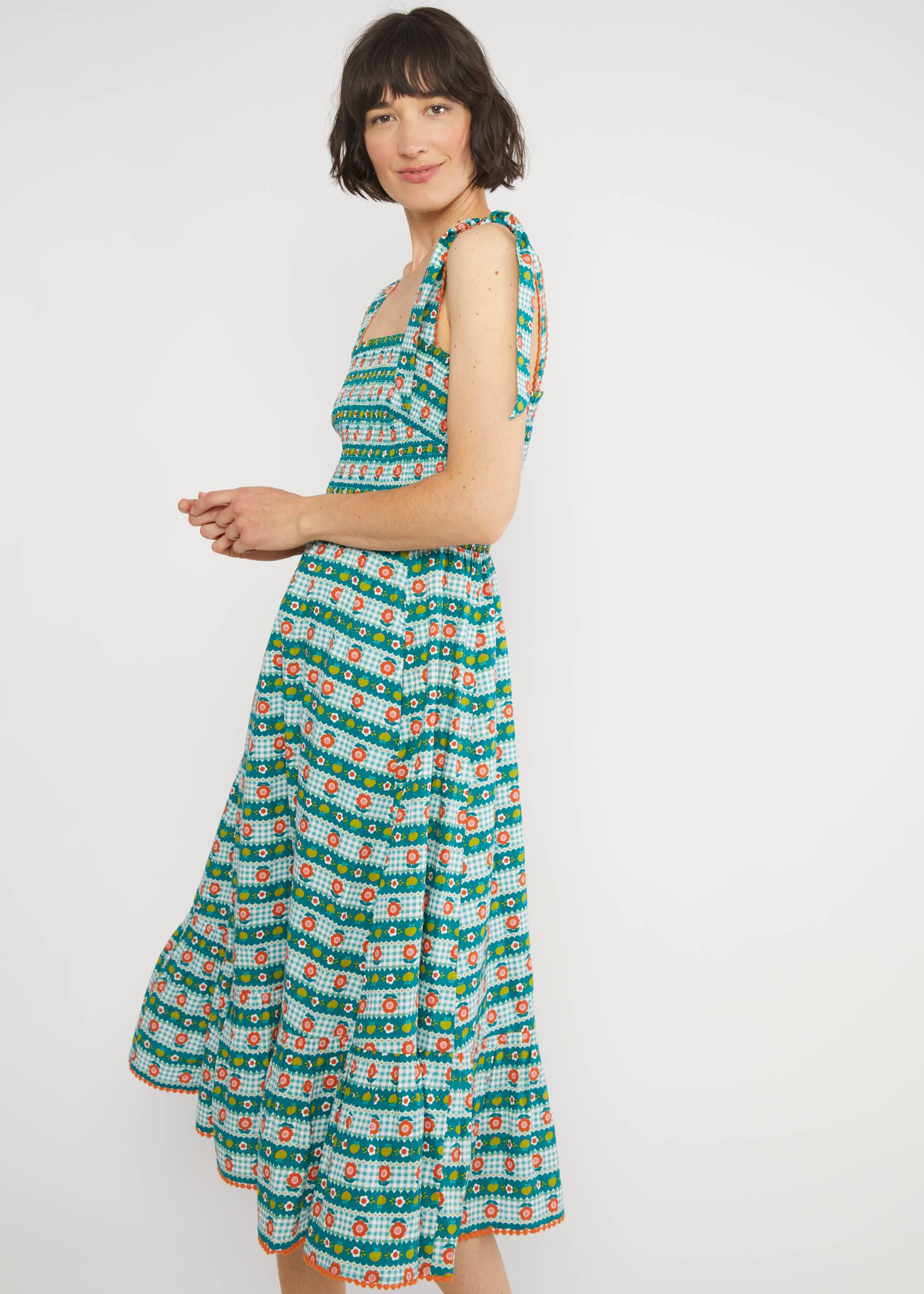 Midikleid Flowerchild, tiny picnic, Kleider, Grün