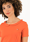 Short sleeve blouse botanical bubi, tropical heat, Blouses & Tunics, Red