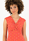 Sleeveless Top high end, orange dot com, Shirts, Red