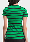 breton heart, jolly stripes, Shirts, Green