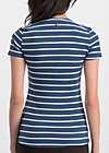 breton heart, maritim stripes, Shirts, Blue