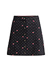 dream a little skirt with me, super pixel cherry, Röcke, Schwarz