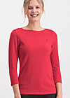Jerseyshirt logo 3/4 sleeve, back to red, Shirts, Rot