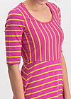 logo breton dress, sweet stripes, Dresses, Red