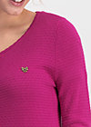 save the brave, pink waffle, Strickpullover & Cardigans, Rosa