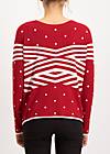 Pullover space safari, super red dot, Strickpullover & Cardigans, Rot