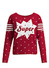 Pullover space safari, super red dot, Strickpullover & Cardigans, Rot