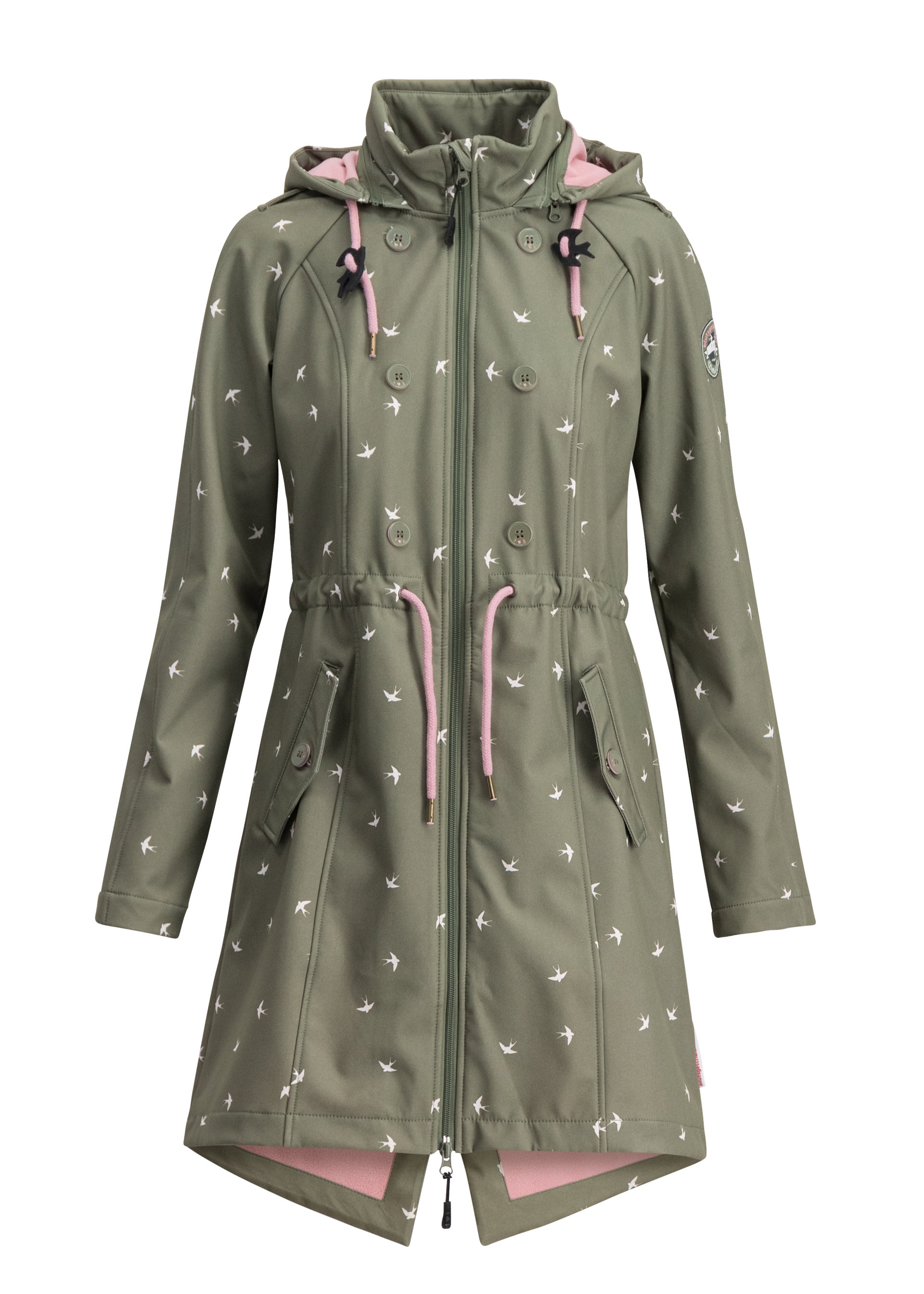 Softshelljacke swallowtail promenade, snow swallow, Jacken & Mäntel, Grün