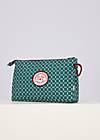 sweethearts washbag, tiny triangle, Accessoires, Green
