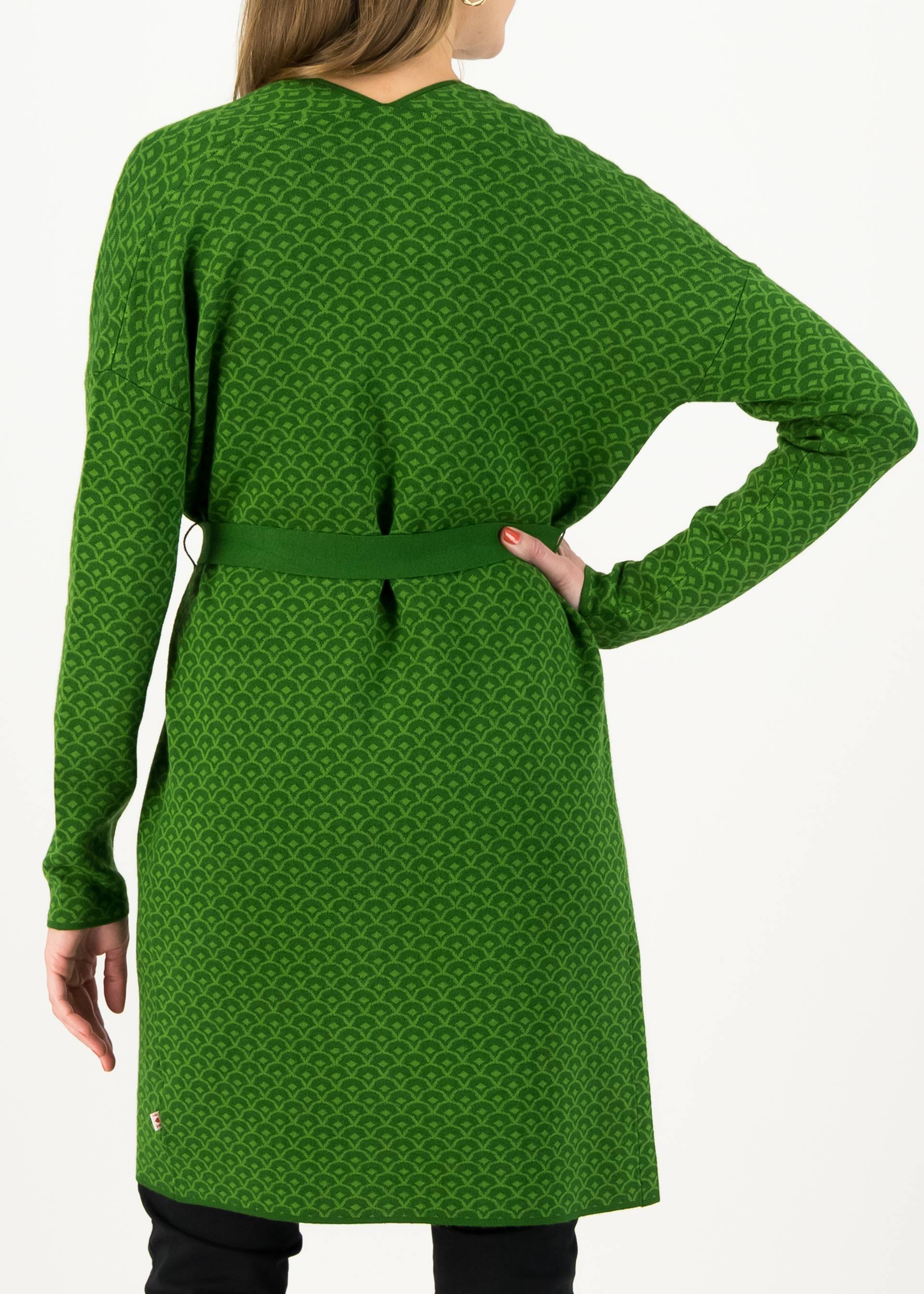 Lange Strickjacke rendez-vous with myself, green plume, Strickpullover & Cardigans, Grün