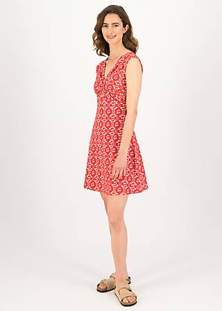 Sommerkleid Hot Knot Petite, kissed by lava, Kleider, Rot