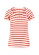 T-Shirt Vintage Heart, caravan stripes red, Shirts, Rot