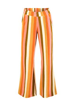 Slacks Bell Bottom Beauty, sunny spirit stripe, Trousers, Brown