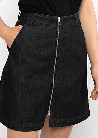 Jeansrock Coquetry Charm, midnight ash denim, R&ouml;cke, Schwarz