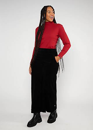 Culotte Jolly Marleen, fine needle black, Hosen, Schwarz