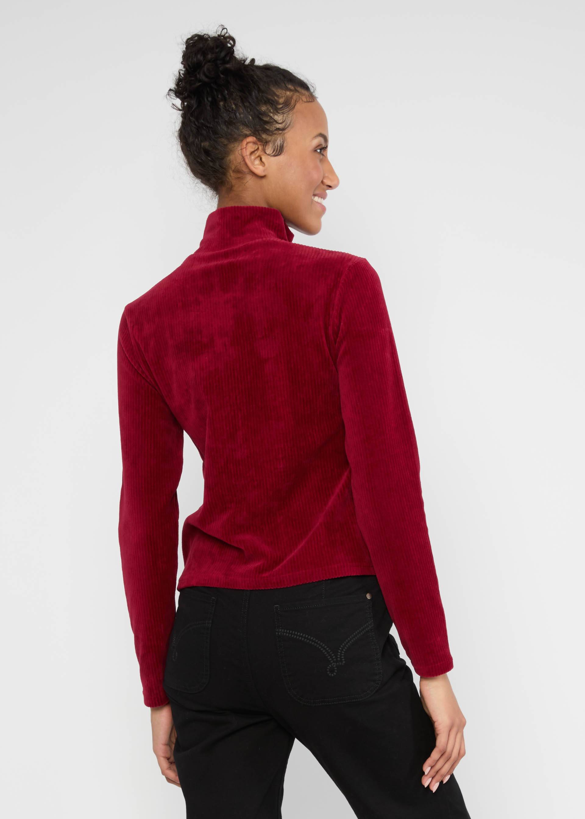 Turtleneck Jumper Jolly Troyer, fine needle red, Tops, Red
