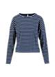Longsleeve Stereo Rainbow Crew, ahoy, sailor blue stripes, Shirts, Blau