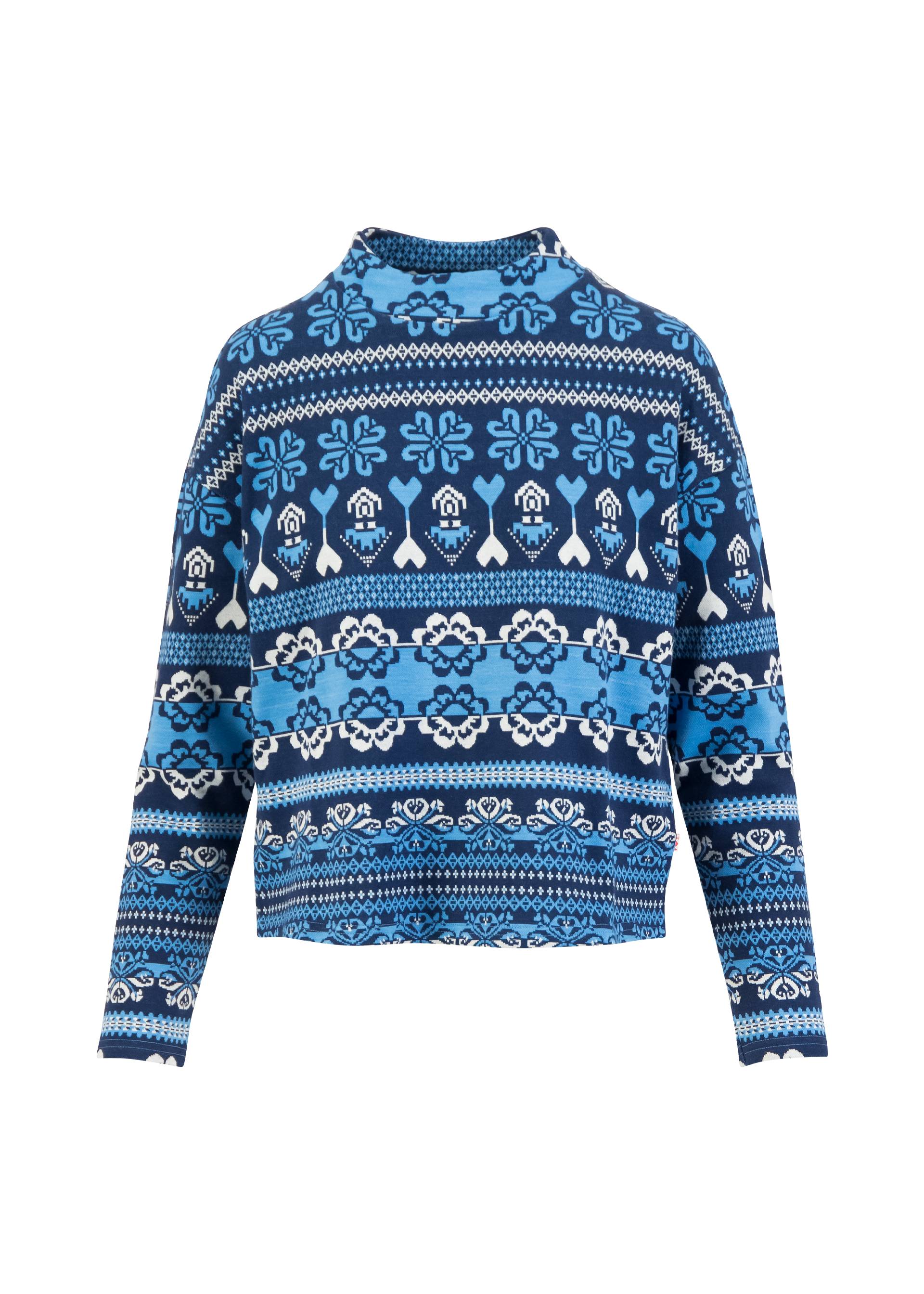 Strickpullover Warm up Turtle, aprés glam blue, Strickpullover, Blau