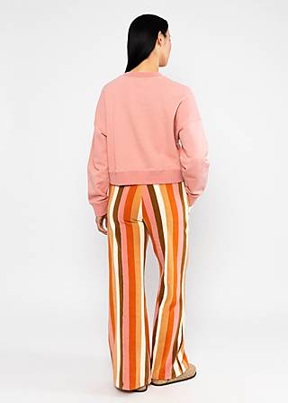 Slacks Bell Bottom Beauty, sunny spirit stripe, Trousers, Brown