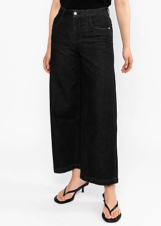 Jeans Pants Lene Lou, midnight ash denim, Trousers, Black