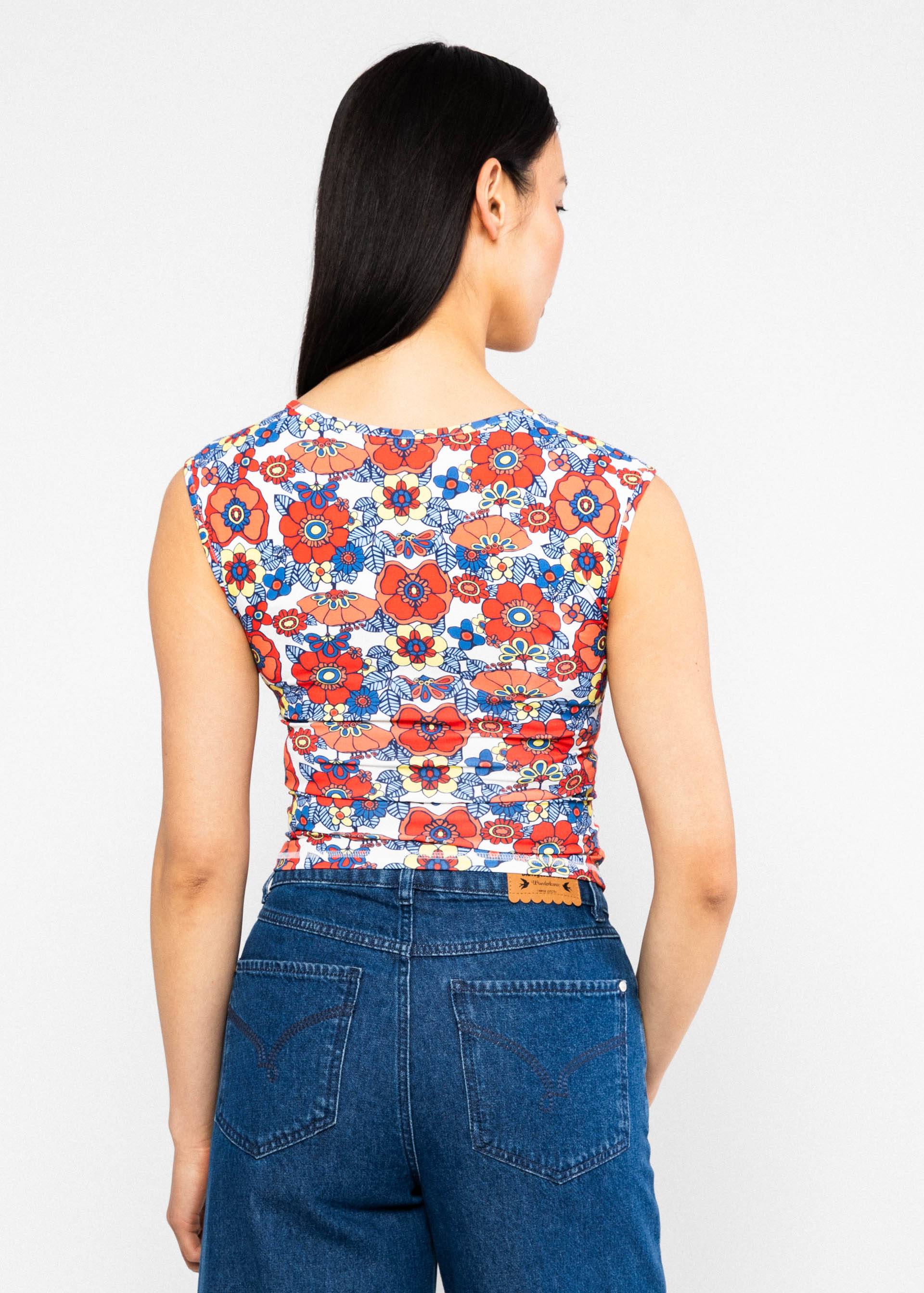 Sleeveless Top Lovely Booster, go to sport my dear, Tops, White