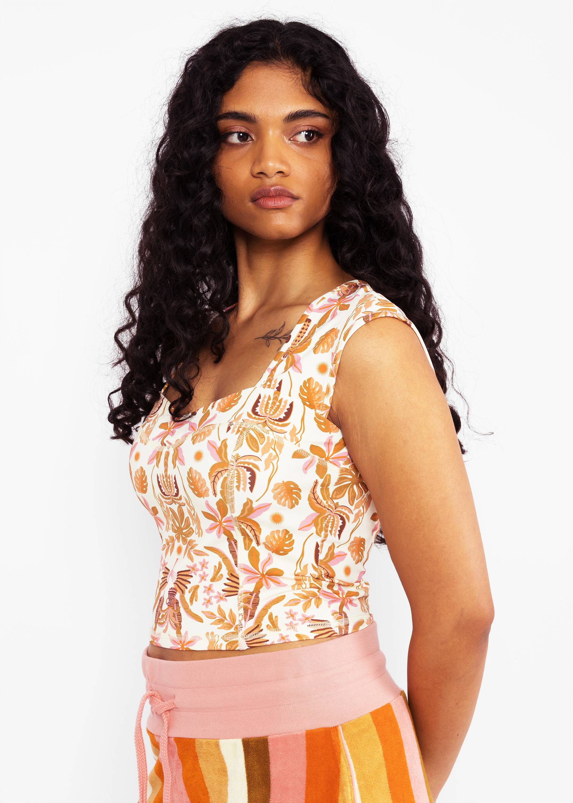 Top Lovely Booster, sunkissed caramel dream, Shirts, Beige