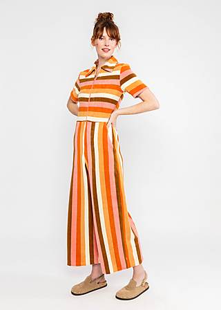 Jumpsuit Rene&eacute; Love Twist, sunny spirit stripe, Jumpsuits, Braun