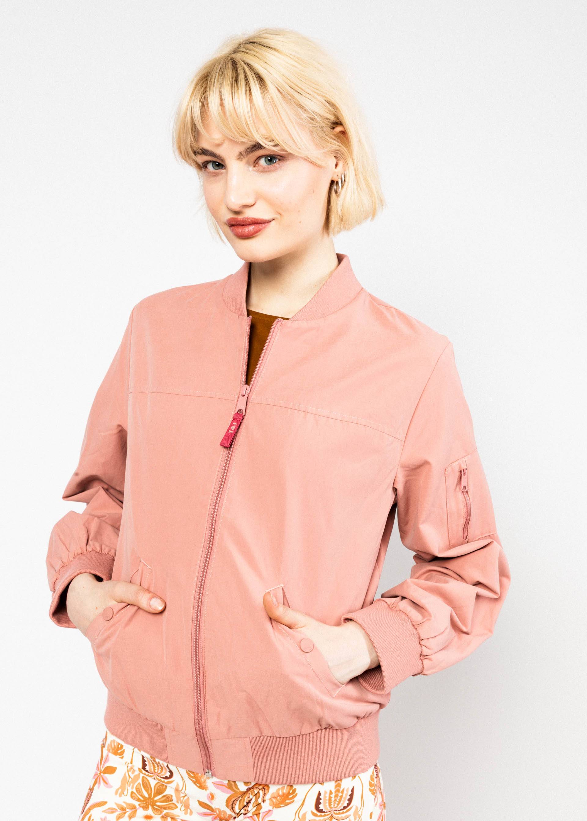 Blouson Wild Heart, desert sand rose plain, Jackets & Coats, Pink