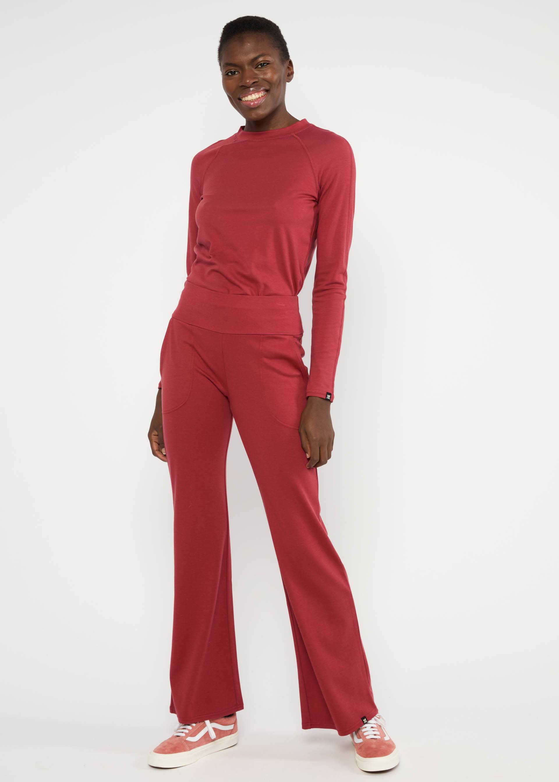 Flares Flare Vibe, flying bird red, Trousers, Red