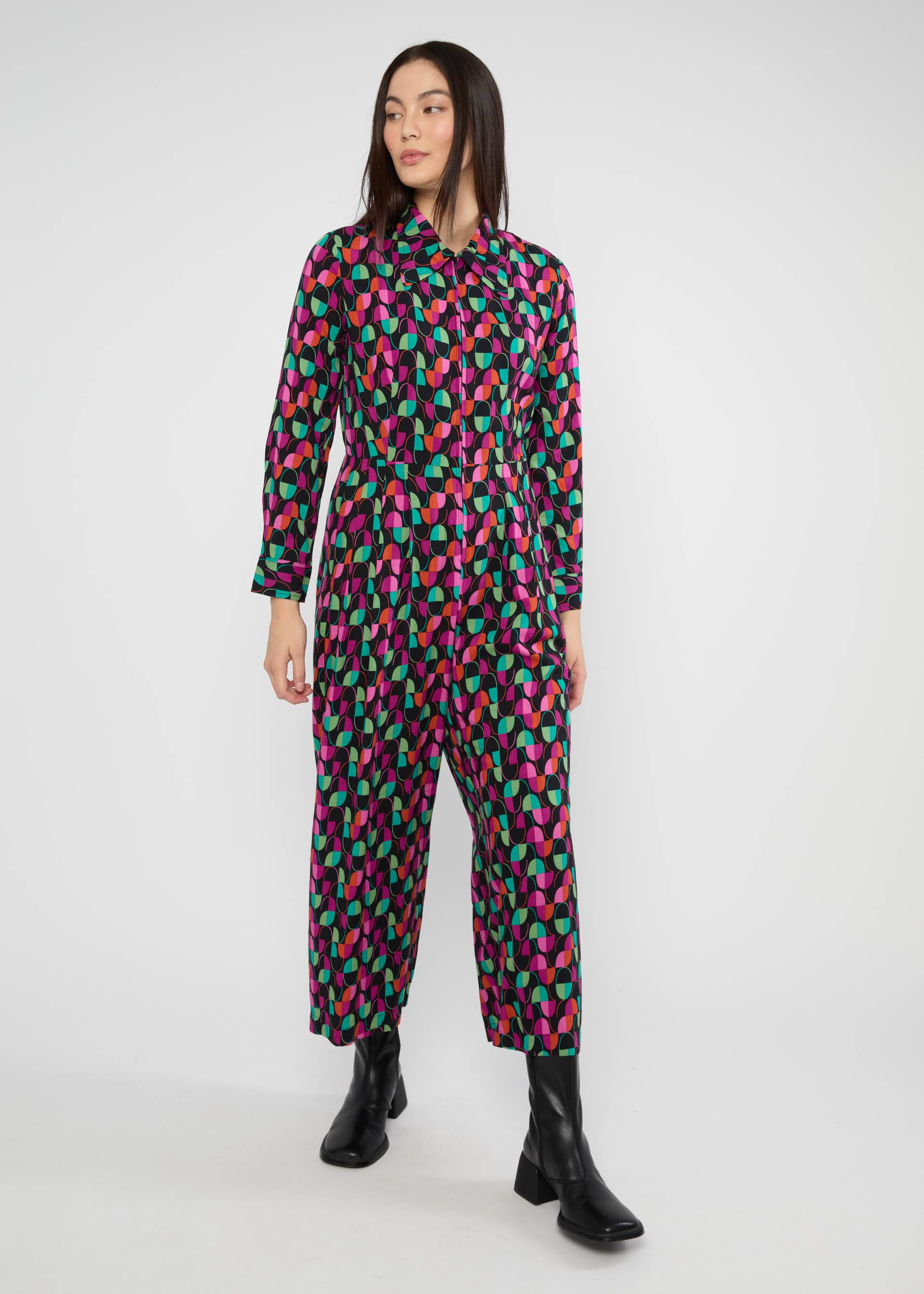 Jumpsuit Ground Control Majorette, illusionist of dreams, Jumpsuits, Schwarz