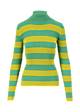 Rollkragenpullover Jazz & Chill Out, stripe of desire green, Strickpullover, Grün