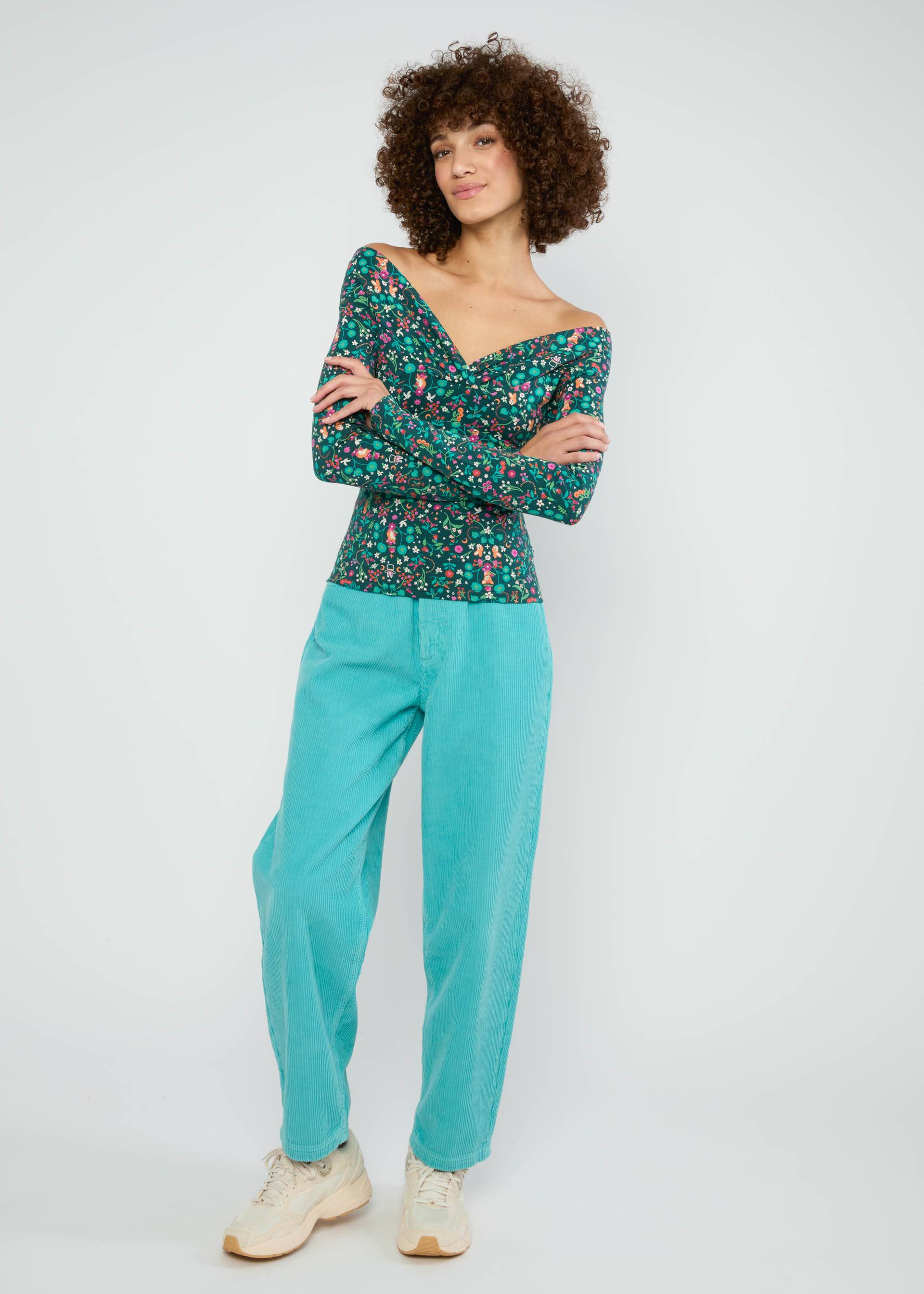 Longsleeve Lovebirds Kiss, magic show stars, Shirts, Grün