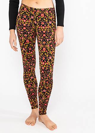 Baumwoll-Leggings Lovely Legs, jardin encantado, Leggings, Schwarz
