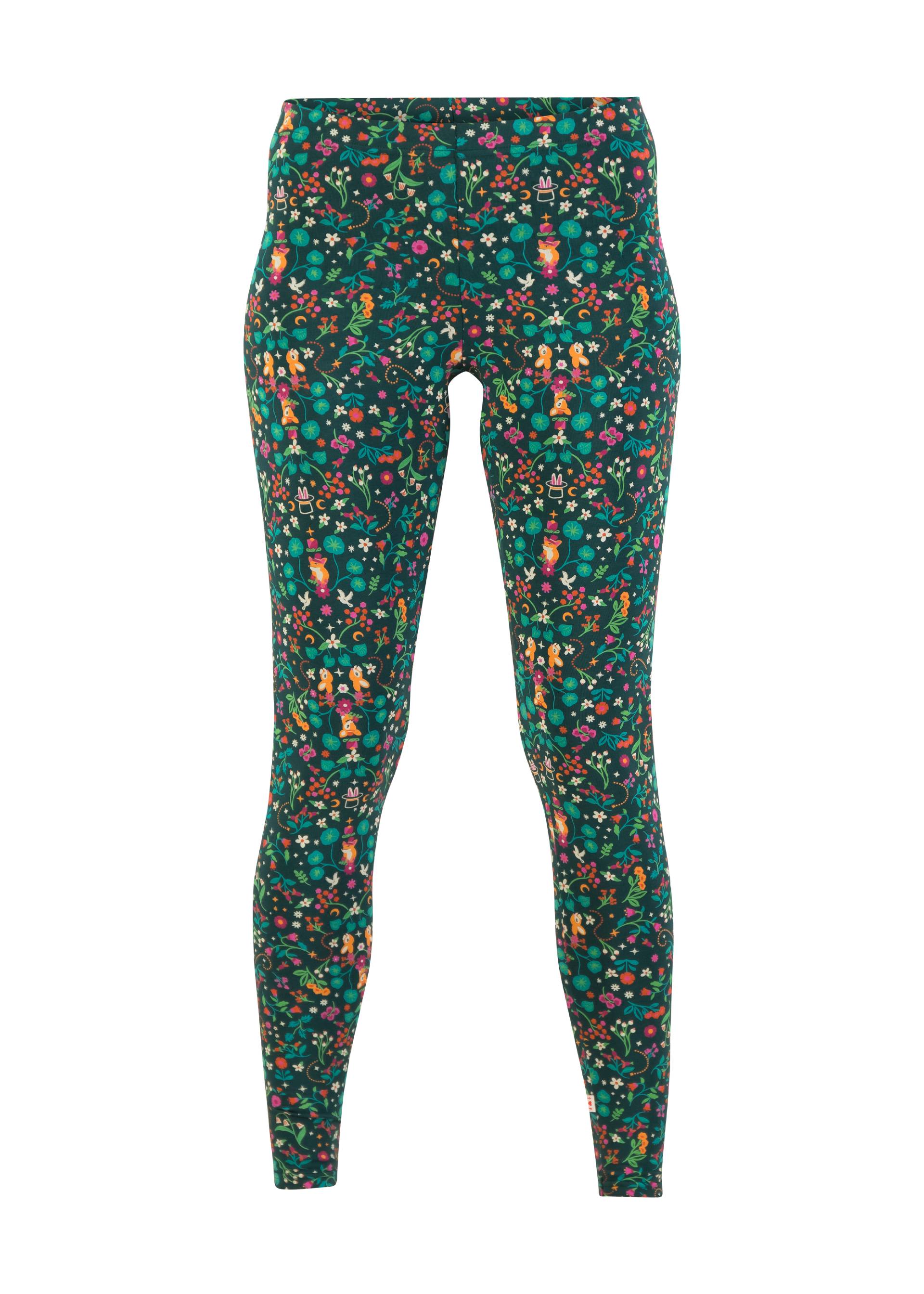 Cotton Leggings Lovely Legs, magic show stars, Leggings, Green