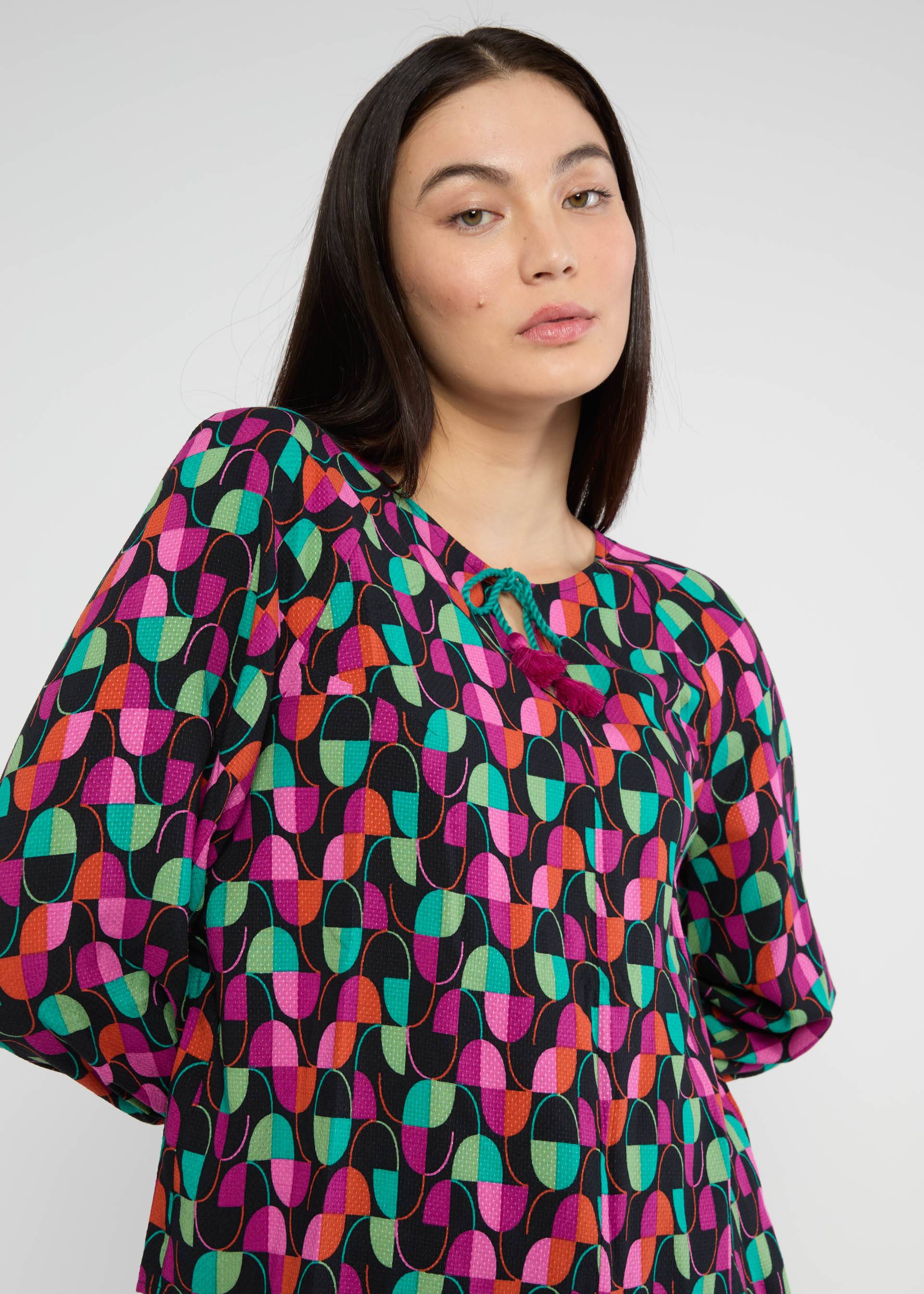 Bluse Memories of Mary, illusionist of dreams, Blusen & Tuniken, Schwarz