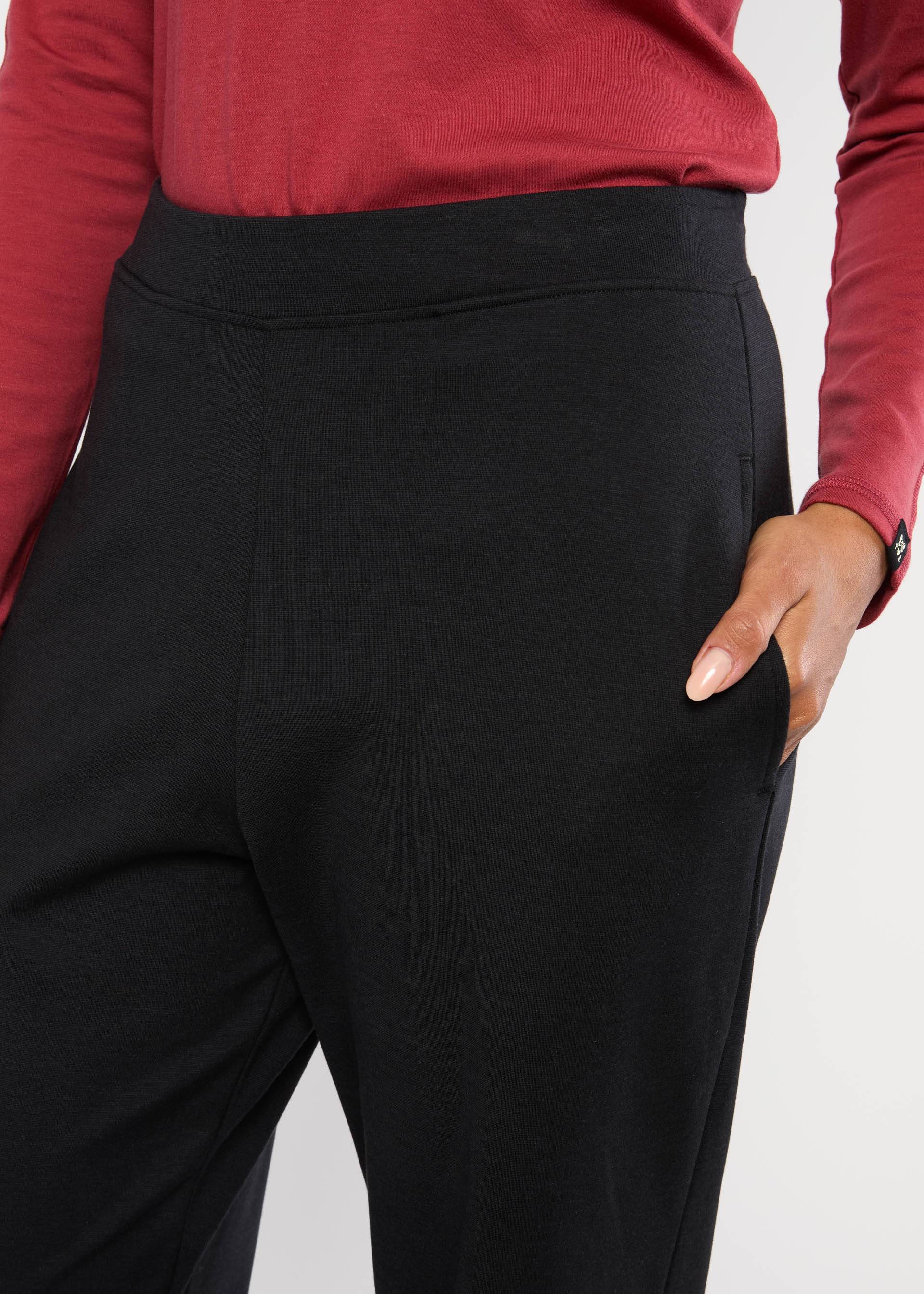 Hose Sleek Sage, tinting black, Hosen, Schwarz