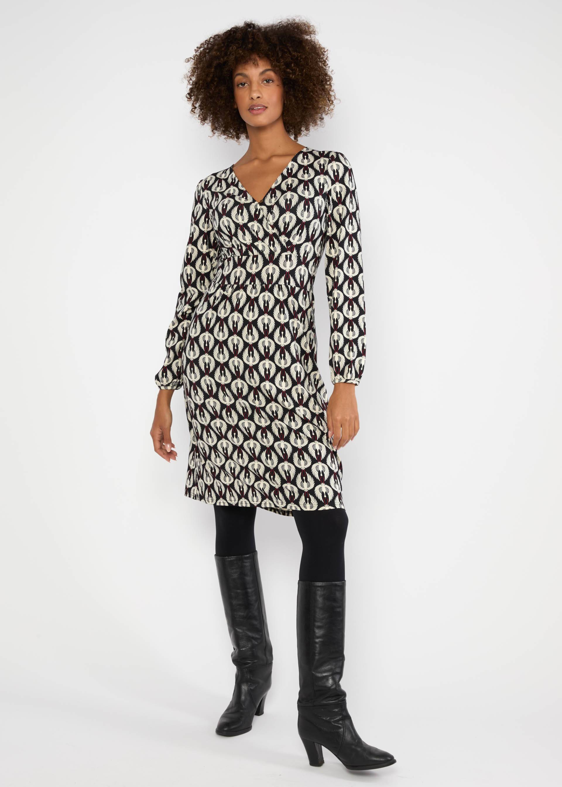 Jerseykleid Something old Something new, crane covey, Kleider, Schwarz