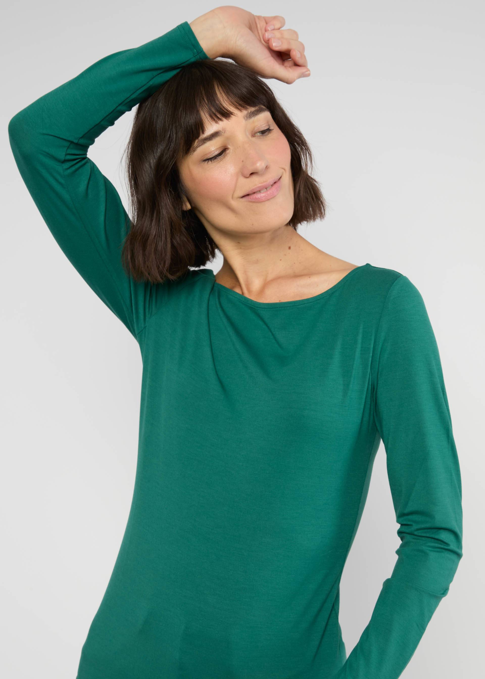 Longsleeve Sweet Sailorette, scandalous green, Tops, Green