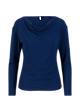 Longsleeve Wishful Waterfall, iconic dark blue, Tops, Blue