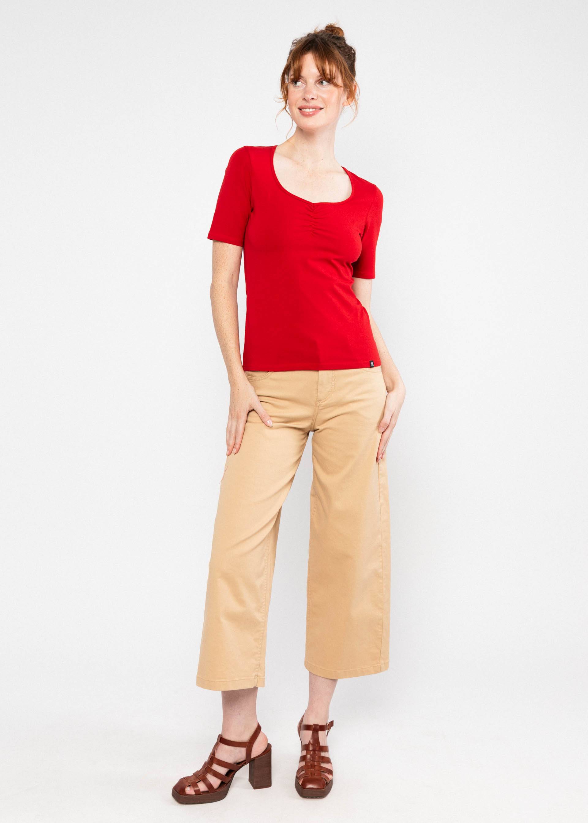 T-Shirt Balconnet F&eacute;minin, summer cherry red, Tops, Red