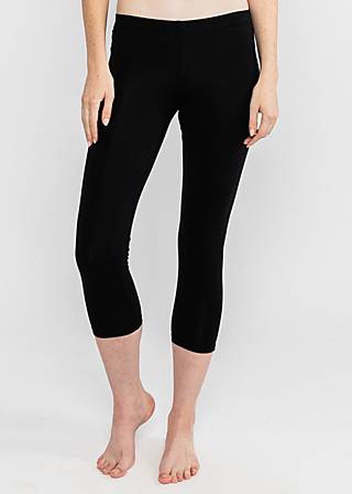 Capri Leggings Cropped Laune Legs, black and strong, Leggings, Black