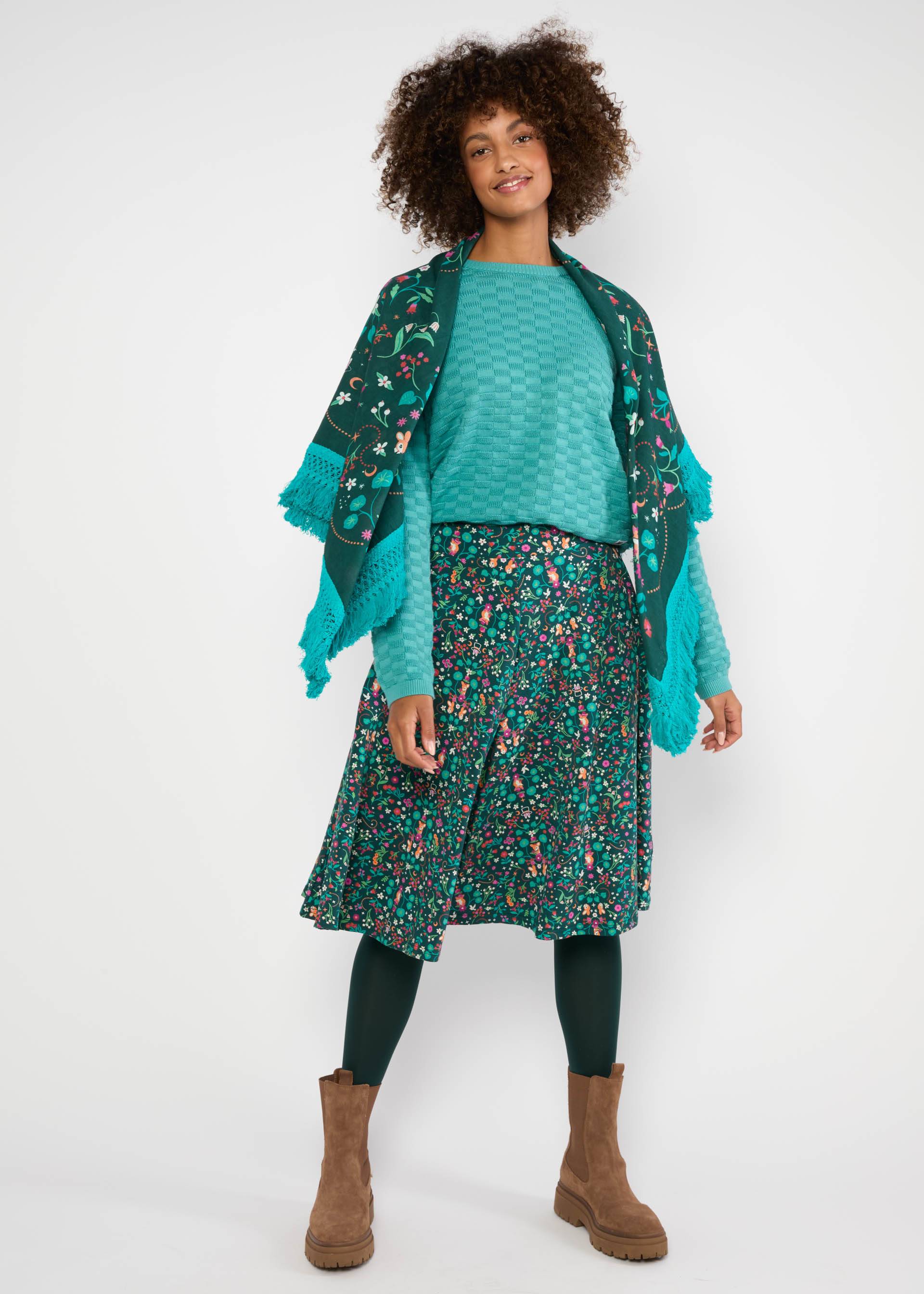 Tuch BG Square, magic show, Accessoires, Grün