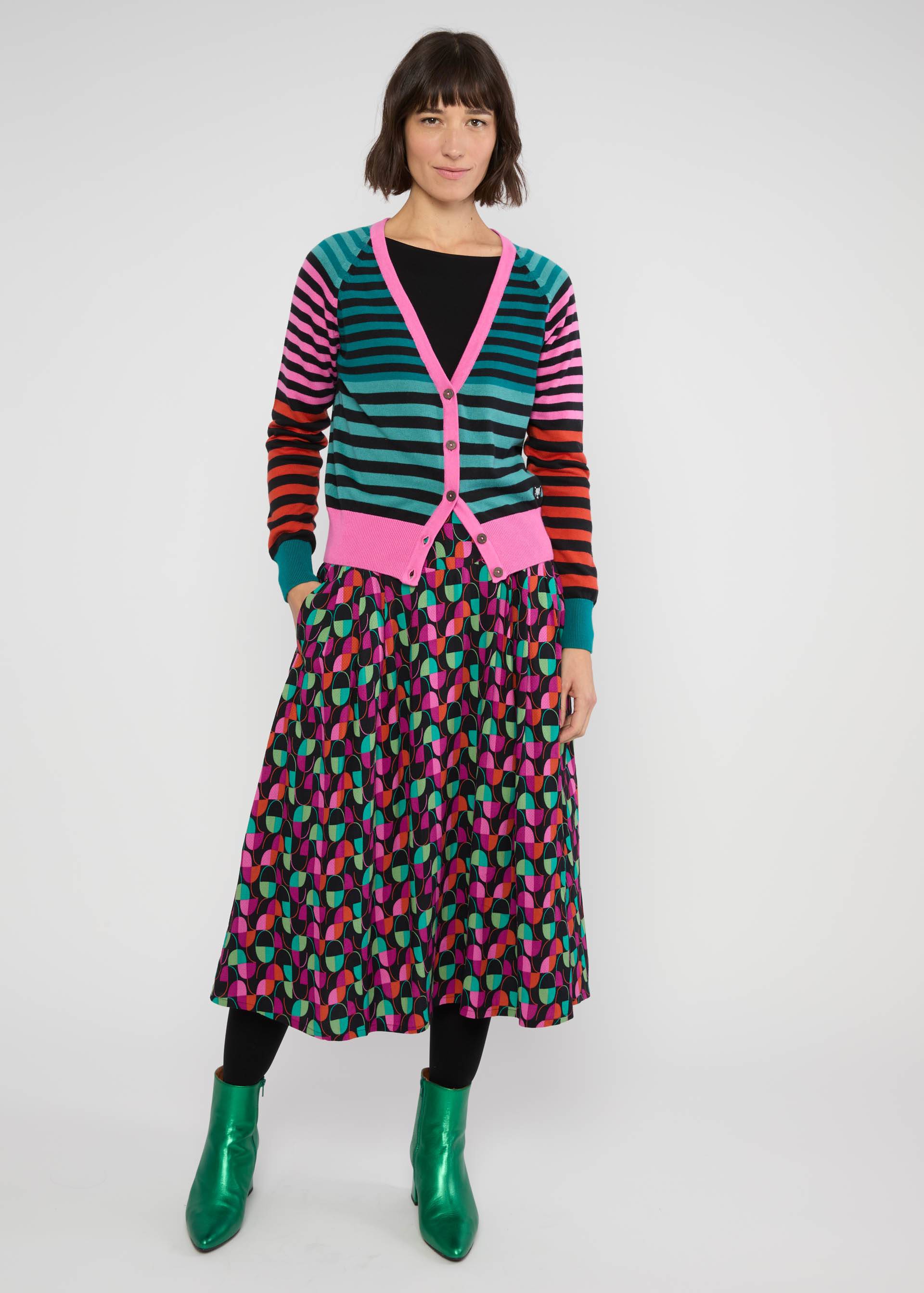 Cardigan Bright Side of Life, colorful magic show, Cardigans, Schwarz
