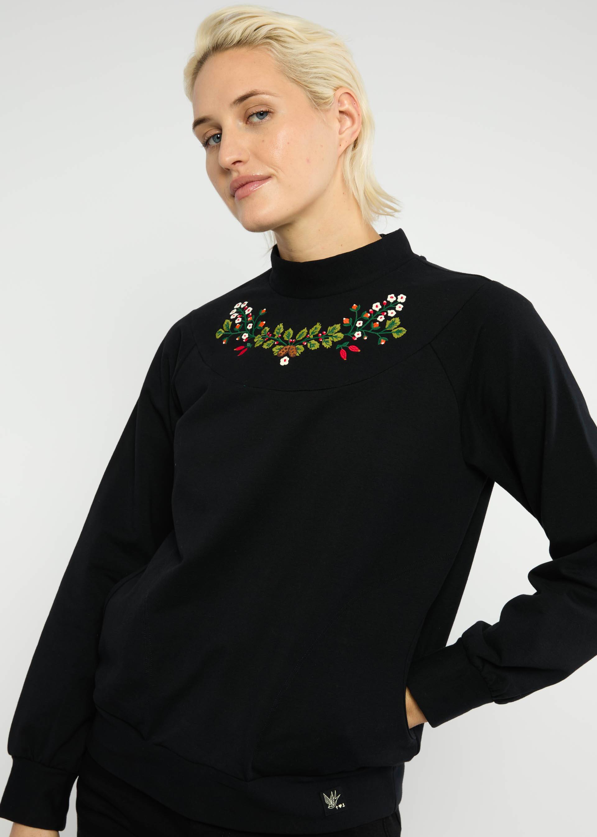 Sweatpullover Day by Day, back to black, Sweatshirts & Hoodies, Schwarz