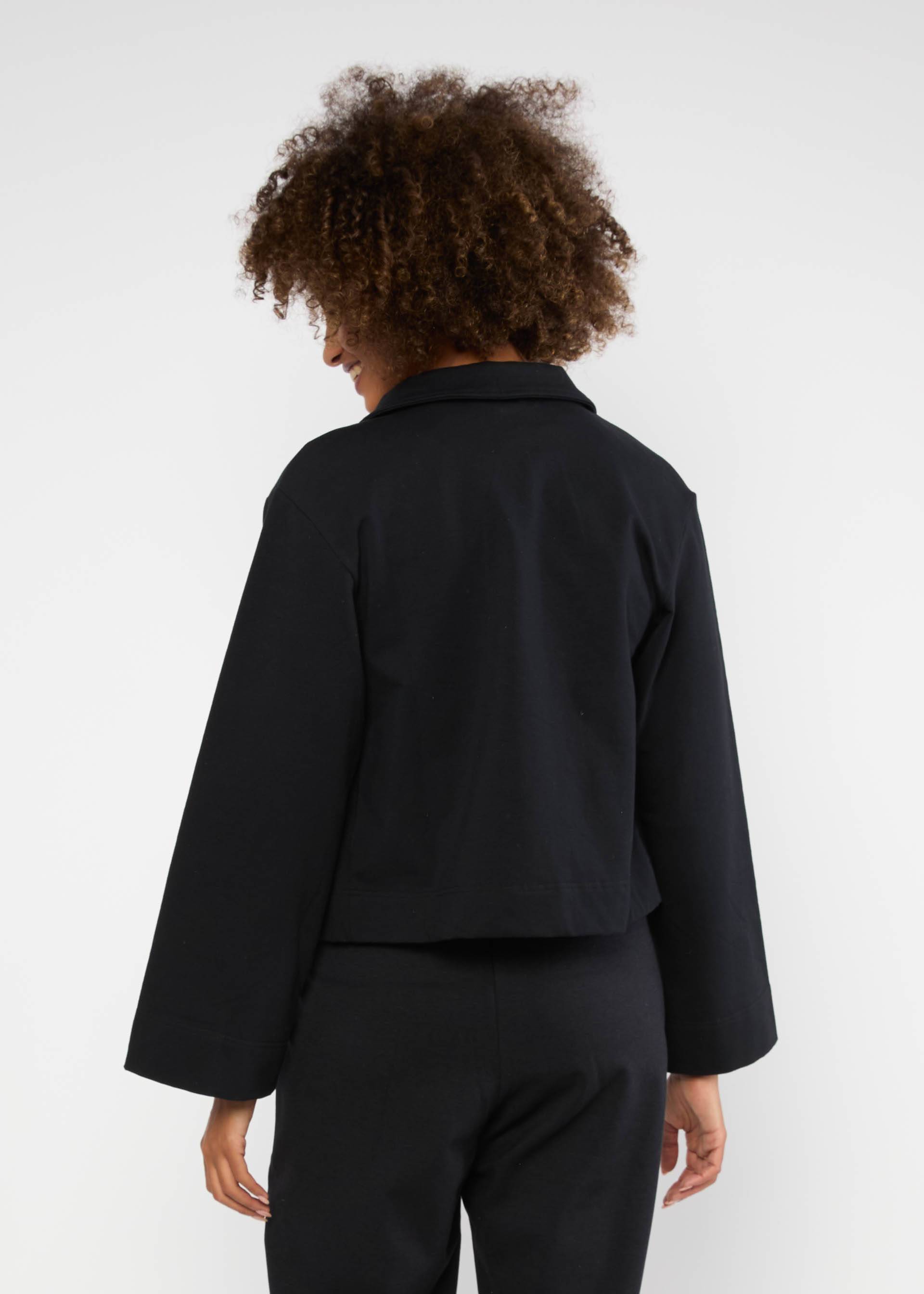 Zip Top Jacky's Jacket, back to black, Jackets & Coats, Black