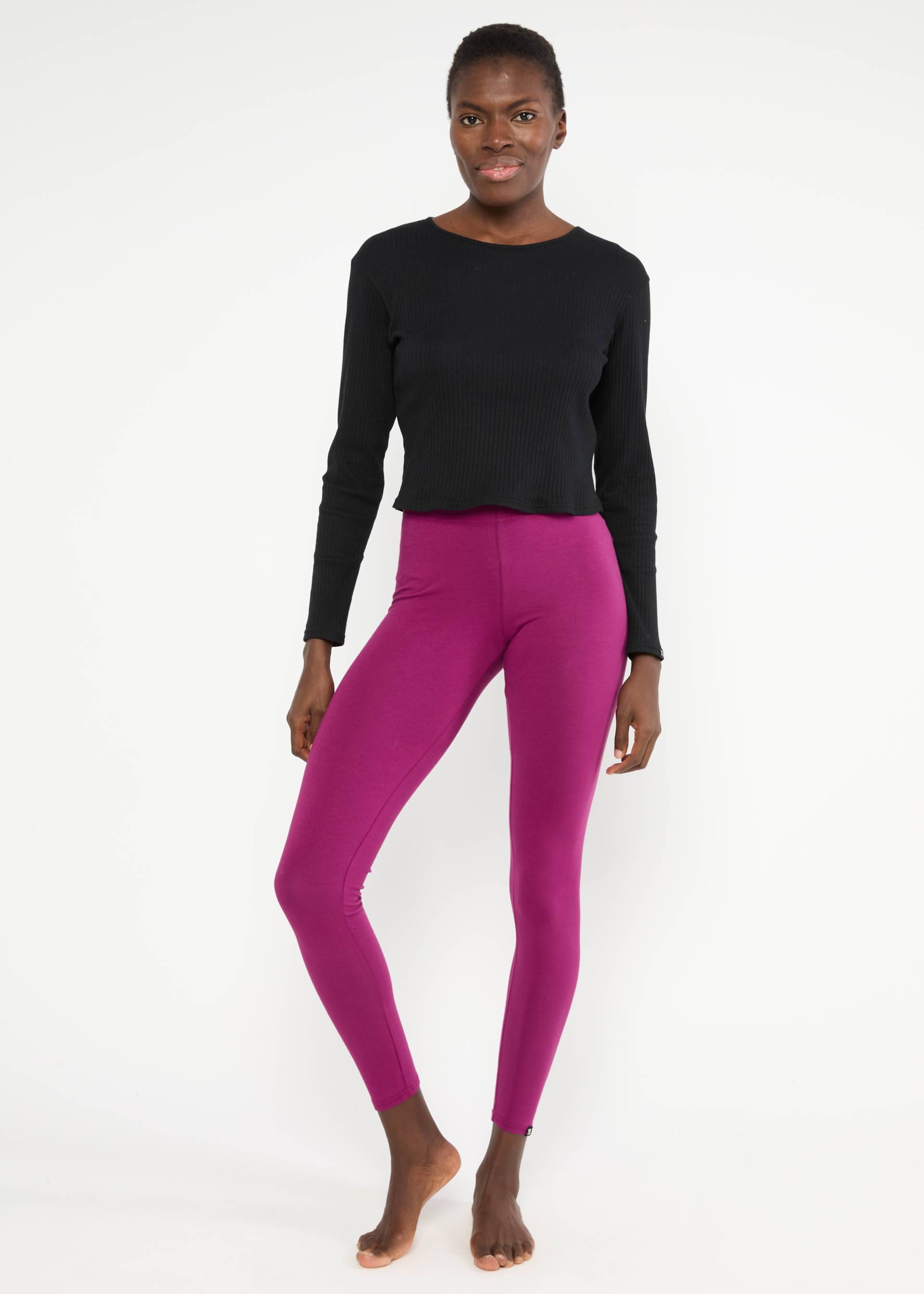 Cotton Leggings Lovely Legs, magenta dreaming, Leggings, Red