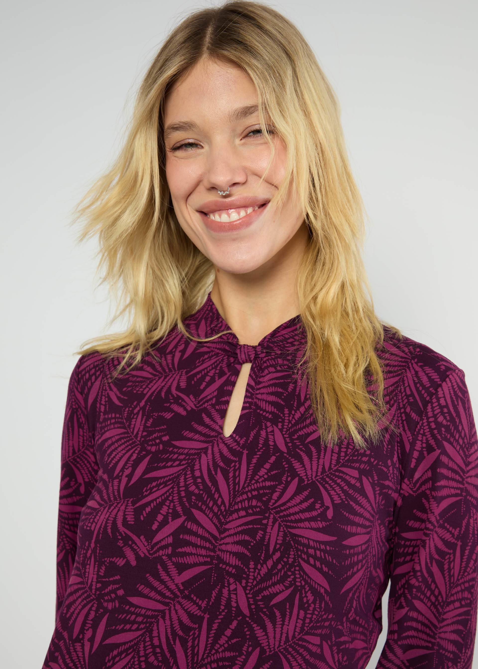 Longsleeve Oh my Knot, midnight paradise, Tops, Red