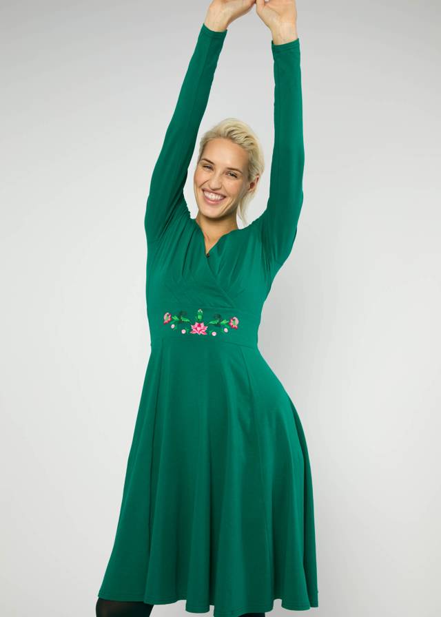 Kleid - Shalala Tralala in Love - favourite green dot