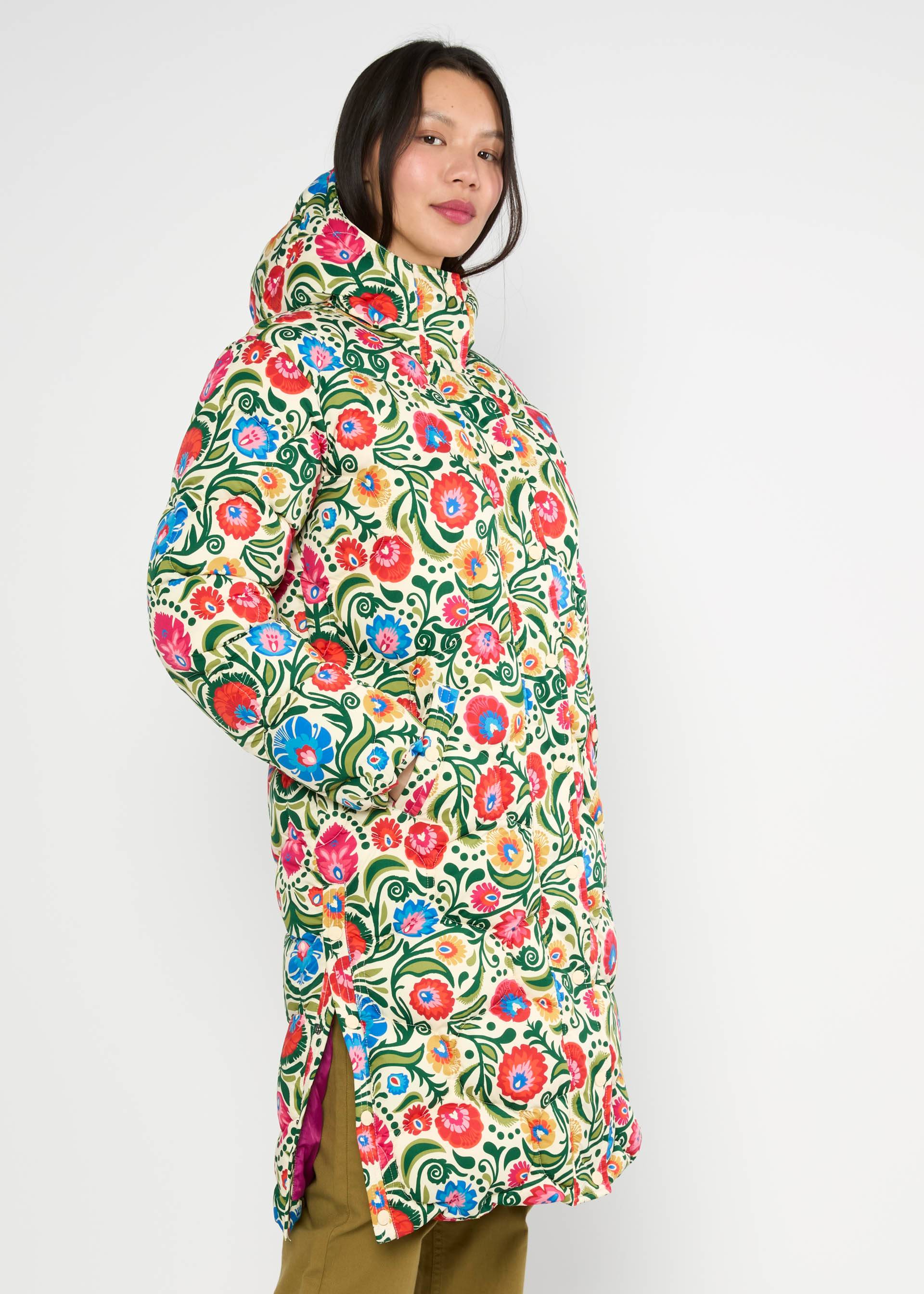 Wintermantel No Down Mister, folklore feeling, Jacken & Mäntel, Weiß